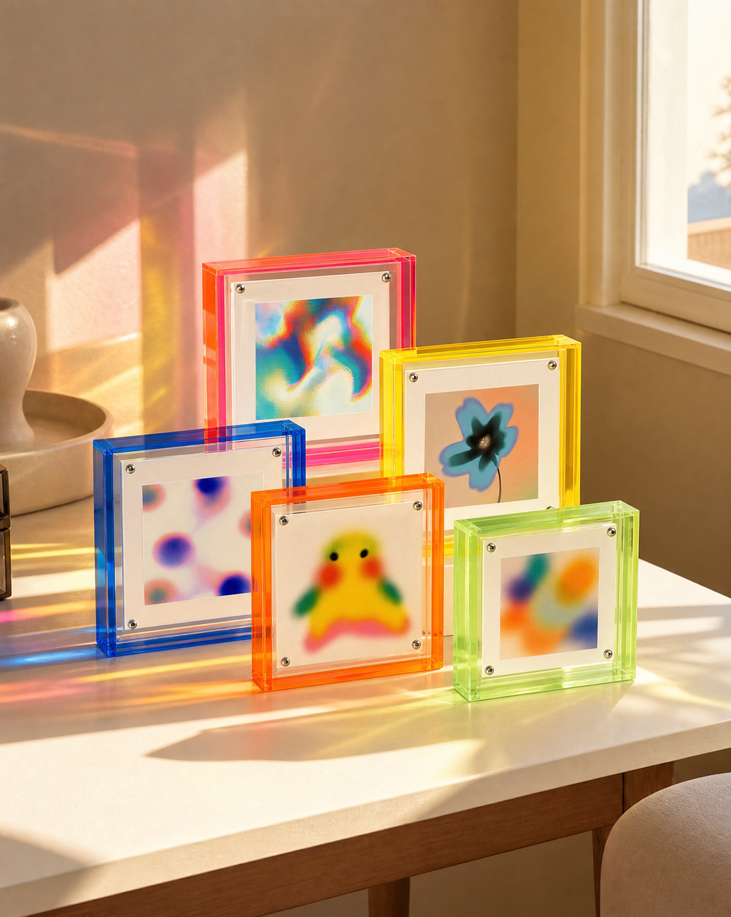 Lazuli Frame — Colored Acrylic Photo Frame